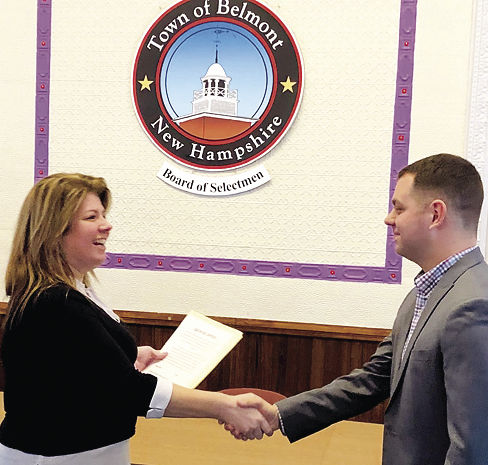 New Belmont officer sworn in